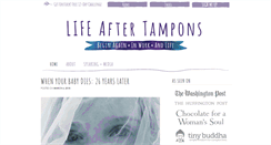 Desktop Screenshot of lifeaftertampons.com